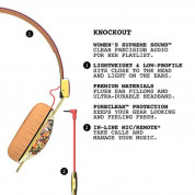 Skullcandy Navigator Knockout Quilted - дизайнерски слушалки с микрофон и контрол на звука за мобилни устройства (черен) 6