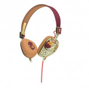 Skullcandy Navigator Knockout - дизайнерски слушалки с микрофон и контрол на звука за мобилни устройства (цветя)