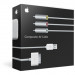 Apple composite AV кабел за iPhone, iPad, iPod (със захранване) 1