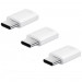 Samsung USB-C to microUSB Adapter 3pc. EE-GN930 - USB-C адаптер за устройства с USB-C порт (3 броя) (бял) 1