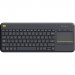 Logitech Wireless Touch Keyboard K400 Plus - безжична клавиатура за смарт телевизори (черен) 1