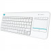 Logitech Wireless Touch Keyboard K400 Plus - безжична клавиатура за смарт телевизори (бял) 2