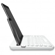 Logitech K480 Bluetooth Multi-Device Keyboard - безжична клавиатура за компютри и мобилни устройства (бял) 2
