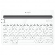 Logitech K480 Bluetooth Multi-Device Keyboard - безжична клавиатура за компютри и мобилни устройства (бял) 1