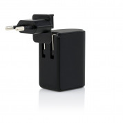Incipio USB-C International Wall Charger 3A/15W - универсално захранване за ел. мрежа за устройства с USB-C стандарт с AU, EU и UK  преходници за пътуване  1
