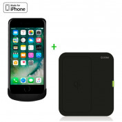 Zens Wireless Charging Case plus Wireless Charger Bundle - комплект док станция и кейс за безжично захранване за iPhone 8, iPhone 7