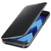 Samsung Clear View Cover EF-ZA520CBEGWW - оригинален кейс през който виждате информация от дисплея за Samsung Galaxy A5 (2017) (черен)
