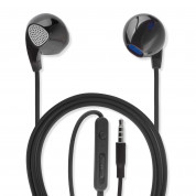 4smarts In-Ear Stereo Headset Melody - слушалки с управление на звука и микрофон за мобилни устройства (черен)