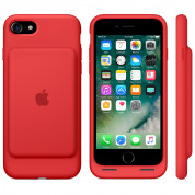 Apple Smart Battery Case - оригинален кейс с вградена батерия за iPhone 8, iPhone 7 (червен)
