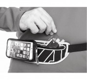 Allsop ClickGo Sport Belt Medium - универсален спортен калъф за кръста за смартфони с дисплеи до 5 инча 5