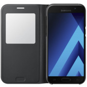 Samsung S-View Flip Case EF-CA520PBEGWW - оригинален кожен калъф за Samsung Galaxy A5 (2017) (черен) 3