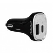 Macally 20W USB-C/USB-A Car Charger