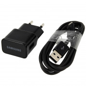 Samsung Charger EP-TA12EBE - захранване 2A с USB изход и MicroUSB кабел за смартфони и таблети (черен) 3
