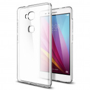 Spigen Liquid Crystal Case - тънък качествен термополиуретанов кейс за Huawei Honor 5X (прозрачен)  1