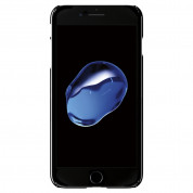 Spigen Thin Fit Case - качествен тънък матиран кейс за iPhone 8 Plus, iPhone 7 Plus (черен гланц) 14
