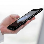 Spigen Thin Fit Case - качествен тънък матиран кейс за iPhone 8 Plus, iPhone 7 Plus (черен гланц) 15