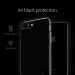 Spigen Thin Fit Case - качествен тънък матиран кейс за iPhone 8 Plus, iPhone 7 Plus (черен гланц) 2