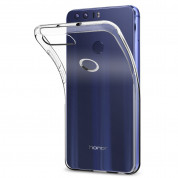 Spigen Liquid Crystal Case - тънък качествен термополиуретанов кейс за Huawei Honor 8 (прозрачен)  7