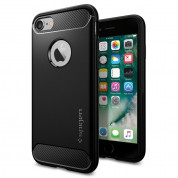 Spigen Rugged Armor Case for iPhone SE (2022), iPhone SE (2020), iPhone 8, iPhone 7 (black) 1