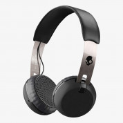 Skullcandy Grind Wireless Headphones - дизайнерски слушалки с микрофон за смартфони (черен)