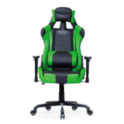 El33t Elite Gaming Chair - ергономичен гейминг стол (черен-зелен)