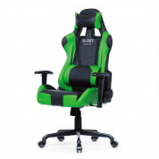 El33t Elite Gaming Chair - ергономичен гейминг стол (черен-зелен) 3