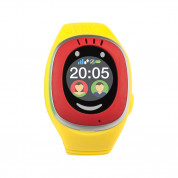 MyKi Touch Child GSM/GPS Watch - детски GSM/GPS часовник и тракер за локализиране на деца (жълт-червен)
