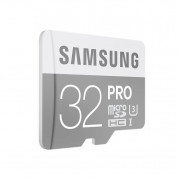 Samsung MicroSDHC Pro 32GB UHS-1 (клас 10) - microSDHC памет със SD адаптер за Samsung устройства (подходяща за GoPro)