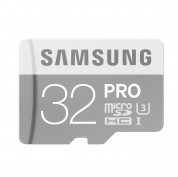 Samsung MicroSDHC Pro 32GB UHS-1 (клас 10) - microSDHC памет със SD адаптер за Samsung устройства (подходяща за GoPro) 1