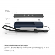 Elago R1 Intelli Case - удароустойчив силиконов калъф за Apple TV Siri Remote (индиго) 4