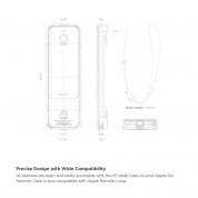 Elago R1 Intelli Case - удароустойчив силиконов калъф за Apple TV Siri Remote (индиго) 1