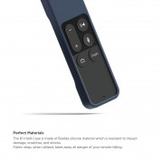 Elago R1 Intelli Case - удароустойчив силиконов калъф за Apple TV Siri Remote (индиго) 2