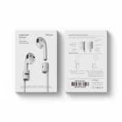 Elago AirPods Strap - тънко силиконово въженце за безжични слушалки Apple AirPods (бял) 7