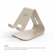 Elago P2 Stand - дизайнерска алуминиева поставка за iPad и таблети (златист) 1