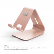 Elago P2 Stand - дизайнерска алуминиева поставка за iPad и таблети (розово злато) 1