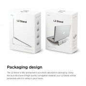 Elago L3 STAND - дизайнерска поставка за MacBook, преносими компютри и таблети (златист) 7
