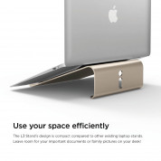 Elago L3 STAND - дизайнерска поставка за MacBook, преносими компютри и таблети (златист)