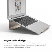 Elago L3 STAND - дизайнерска поставка за MacBook, преносими компютри и таблети (златист) 2