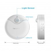 TeckNet LED09 (HNL01009WA02) 3-Pack Motion Sensor LED Night Light - сензор за движение и LED нощна светлина  2