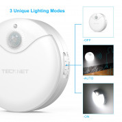 TeckNet LED09 (HNL01009WA02) 3-Pack Motion Sensor LED Night Light 3