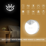 TeckNet LED09 (HNL01009WA02) 3-Pack Motion Sensor LED Night Light - сензор за движение и LED нощна светлина  4