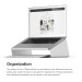 Elago L4 Stand - ергономична дизайнерска поставка за MacBook, преносими компютри и таблети (сребрист) 3