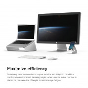 Elago L4 Stand - ергономична дизайнерска поставка за MacBook, преносими компютри и таблети (сребрист) 4