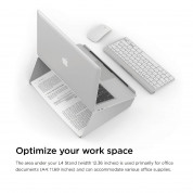 Elago L4 Stand - ергономична дизайнерска поставка за MacBook, преносими компютри и таблети (сребрист) 3