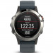 Garmin Fenix 5 - Мултиспорт GPS спортен часовник (сребрист с гранитно синя каишка) 3