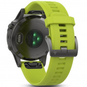 Garmin Fenix 5 - Мултиспорт GPS спортен часовник (сив с жълта каишка) 2
