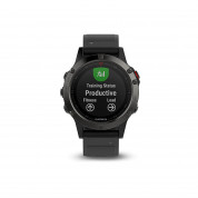 Garmin Fenix 5 - Мултиспорт GPS спортен часовник и HRM-Tri пулсомер (сив с черна каишка) 1