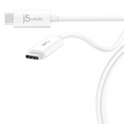 J5Create Superspeed+ USB 3.1 Data Cable USB-C към USB-C - супербърз USB 3.1 кабел (70 см.) за MacBook и компютри с USB-C порт