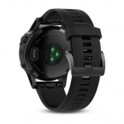 Garmin Fenix 5 Sapphire - Мултиспорт GPS спортен часовник със сапфирена леща (черен с черна каишка) 2