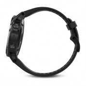 Garmin Fenix 5 Sapphire - Мултиспорт GPS спортен часовник със сапфирена леща (черен с черна каишка) 1